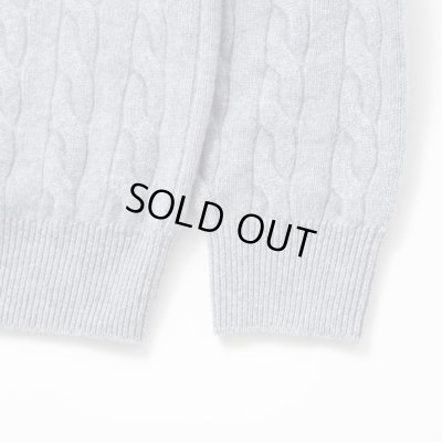 画像5: RATS/CASHMERE CABLE KNIT  GRAY