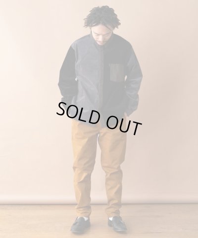 画像3: GYMMASTER/STRETICH CORDUROY SHIRT JKT  BLACKｘCHARCOAL
