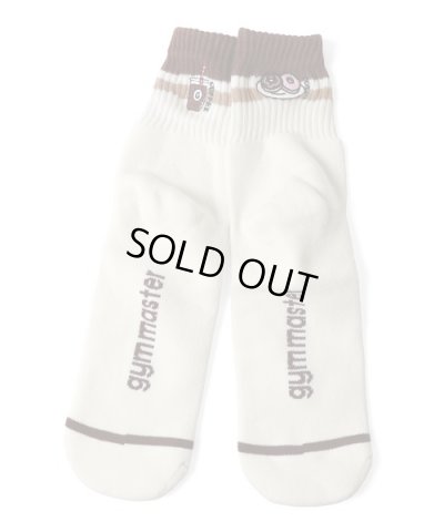 画像1: GYMMASTER/HAPPY EMBROIDERY KONBI SOX  COFFEE