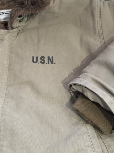 画像4: WORLD SURPLUS/US TYPE N-1 DECK JK  USED KHAKI