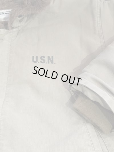 画像4: WORLD SURPLUS/US TYPE N-1 DECK JK  USED KHAKI