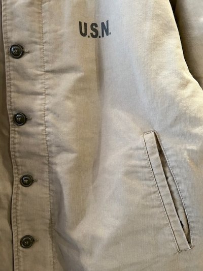 画像5: WORLD SURPLUS/US TYPE N-1 DECK JK  USED KHAKI