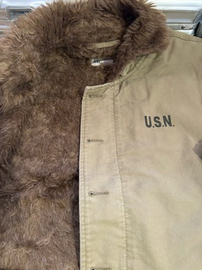 画像6: WORLD SURPLUS/US TYPE N-1 DECK JK  USED KHAKI