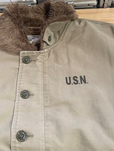 画像3: WORLD SURPLUS/US TYPE N-1 DECK JK  USED KHAKI