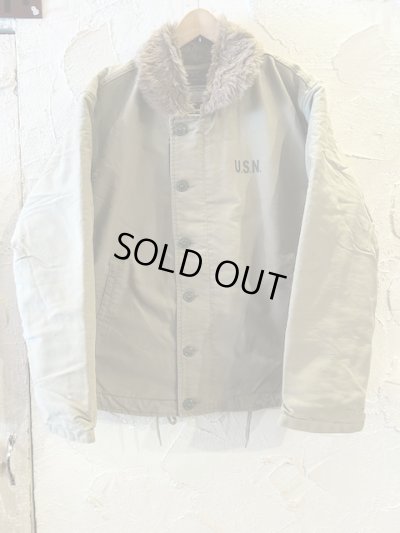 画像1: WORLD SURPLUS/US TYPE N-1 DECK JK  USED KHAKI