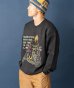 画像2: (再入荷)(店頭在庫分) GYMMASTER/JACQUARD KNIT MAKE UP YOUR MIND  CHARCOAL (2)