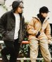 画像3: GYMMASTER/REVERSIBLE 60/40xFLEECE HOOD JKT  BLACK (3)