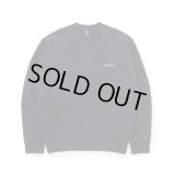 RATS/FLEECE CREW NECK SWEAT  BLACK
