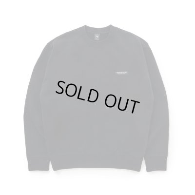 画像1: RATS/FLEECE CREW NECK SWEAT  BLACK