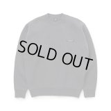 RATS/FLEECE CREW NECK SWEAT  CHARCOAL