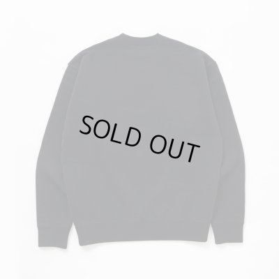 画像2: RATS/FLEECE CREW NECK SWEAT  BLACK