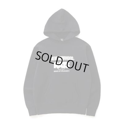 画像1: RATS/20th RATSxNEIGHBORHOOD HOODED  BLACK