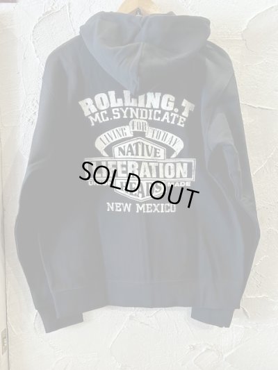 画像1:  ACOUSTIC/ROLLING ZIP PARKA  BLACK