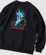 (再入荷)  GYMMASTER/GOOD LIFE EMBROIDERY SWEAT BLACK