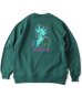 画像4: (再入荷)  GYMMASTER/GOOD LIFE EMBROIDERY SWEAT BLACK (4)
