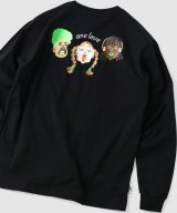 GYMMASTER/ONE LOVE EMBROIDERY LS T  BLACK