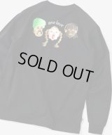 GYMMASTER/ONE LOVE EMBROIDERY LS T  BLACK