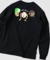 画像1: GYMMASTER/ONE LOVE EMBROIDERY LS T  BLACK (1)