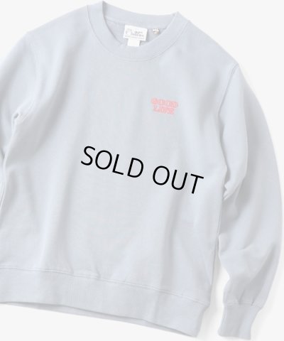 画像2: (再入荷) GYMMASTER/GOOD LIFE EMBROIDERY SWEAT GRAYISH BLUE