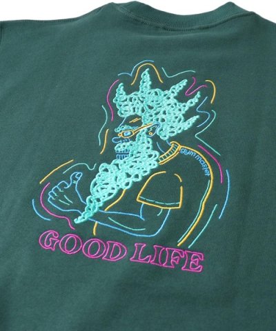 画像3: (再入荷)  GYMMASTER/GOOD LIFE EMBROIDERY SWEAT BLACK