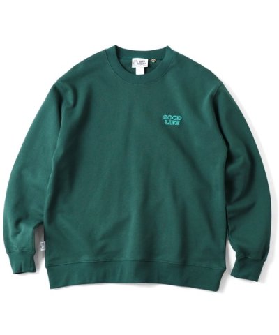 画像5: (再入荷)  GYMMASTER/GOOD LIFE EMBROIDERY SWEAT BLACK