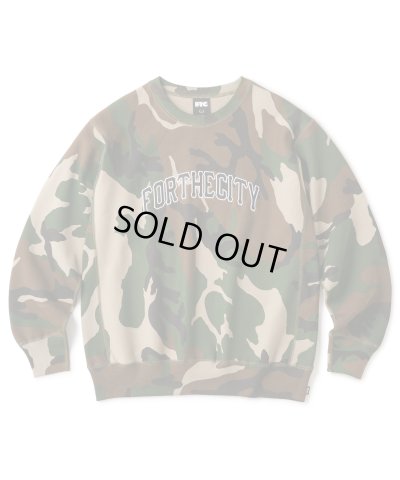 画像1: FTC/FOR THE CITY CREWNECK  CAMO