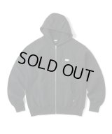 FTC/REFLECTIVE SMALL BOX LOGO ZIPUP HOODY BLACK