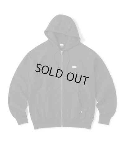 画像1: FTC/REFLECTIVE SMALL BOX LOGO ZIPUP HOODY BLACK