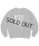 FTC/UNIVERSITY CREW NECK  BLACK