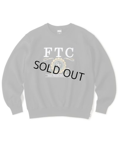 画像1: FTC/UNIVERSITY CREW NECK  BLACK