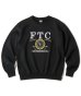 画像1: FTC/UNIVERSITY CREW NECK  BLACK (1)