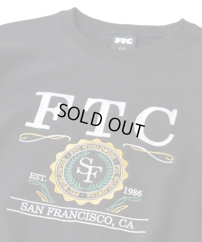 画像2: FTC/UNIVERSITY CREW NECK  BLACK