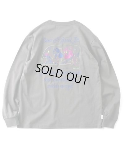 画像2: GYMMASTER/GOOD DAY EMBROIDERY LS T  CHARCOAL
