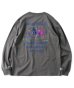 画像2: GYMMASTER/GOOD DAY EMBROIDERY LS T  CHARCOAL (2)