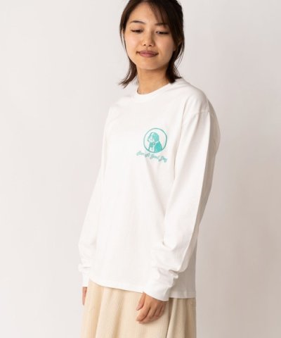 画像2: GYMMASTER/GOOD DAY EMBROIDERY LS T  WHITE
