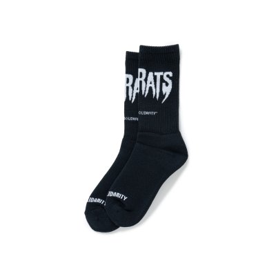 画像1: RATS/PILE SOCKS THE RATS  BLACK