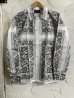 画像1: (DEAD STOCK) SOFTMACHINE/ROSE FILL BANDANA SHIRTS  WHITE (1)