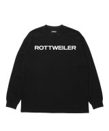 ROTTWEILER/R9 LOGO LS T  BLACK