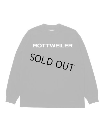 画像1: ROTTWEILER/R9 LOGO LS T  BLACK