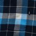 画像4: RATS/COTTON RAYON CHECK SHIRT  BLUExBLACK (4)