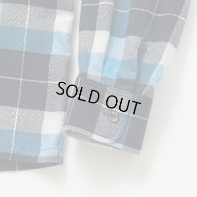 画像5: RATS/COTTON RAYON CHECK SHIRT  BLUExBLACK