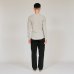 画像2: HANES/CREW NECK L.SLEEVE THERMAL  BLACK (2)