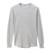画像1: HANES/CREW NECK L.SLEEVE THERMAL  GRAY (1)