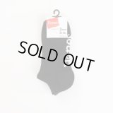 HANES/SNEAKERS IN SOCKS 3P  BLACK