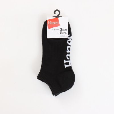 画像1: HANES/SNEAKERS IN SOCKS 3P  BLACK