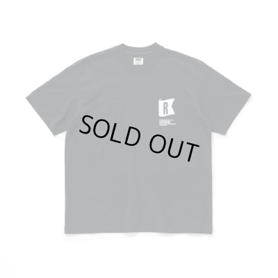 画像1: RATS/FLAG POCKET T  BLACK