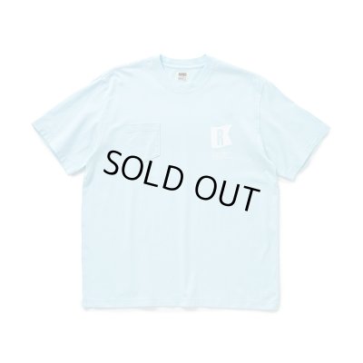 画像1: RATS/FLAG POCKET T  L.BLUE