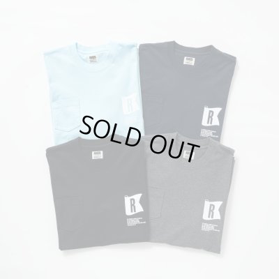 画像3: RATS/FLAG POCKET T  L.BLUE