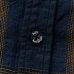 画像5: RATS/COTTON LINEN CHECK SHIRT  NAVYxYELLOW