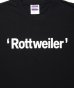 画像3: ROTTWEILER/RW T  BLACK (3)